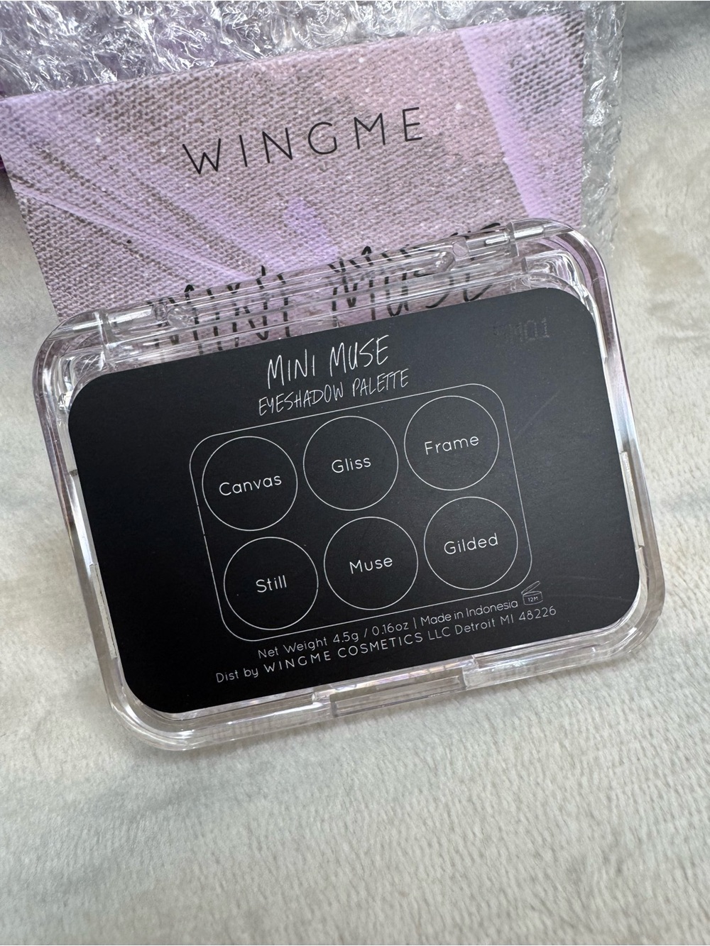 NEW WingMe Cosmetics Mini Muse Eyeshadow Palette - Picture 9 of 11